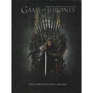 Game of Thrones DVD 2012 5 Disc Box Set Complete First Season HBO Fantasy Drama